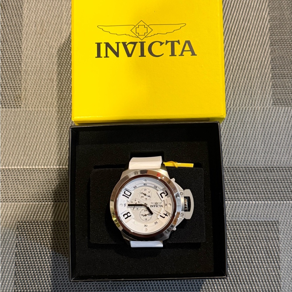 Invicta Silver and White Men's Watch